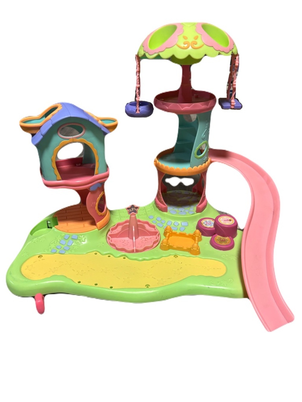 Littlest Pet Shop LPS Whirl Around Playground Playset 🛝 Y2K Hasbro